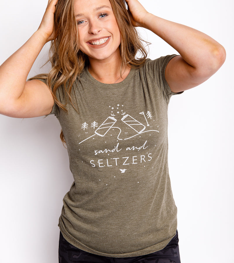 Sand and Seltzers Tee